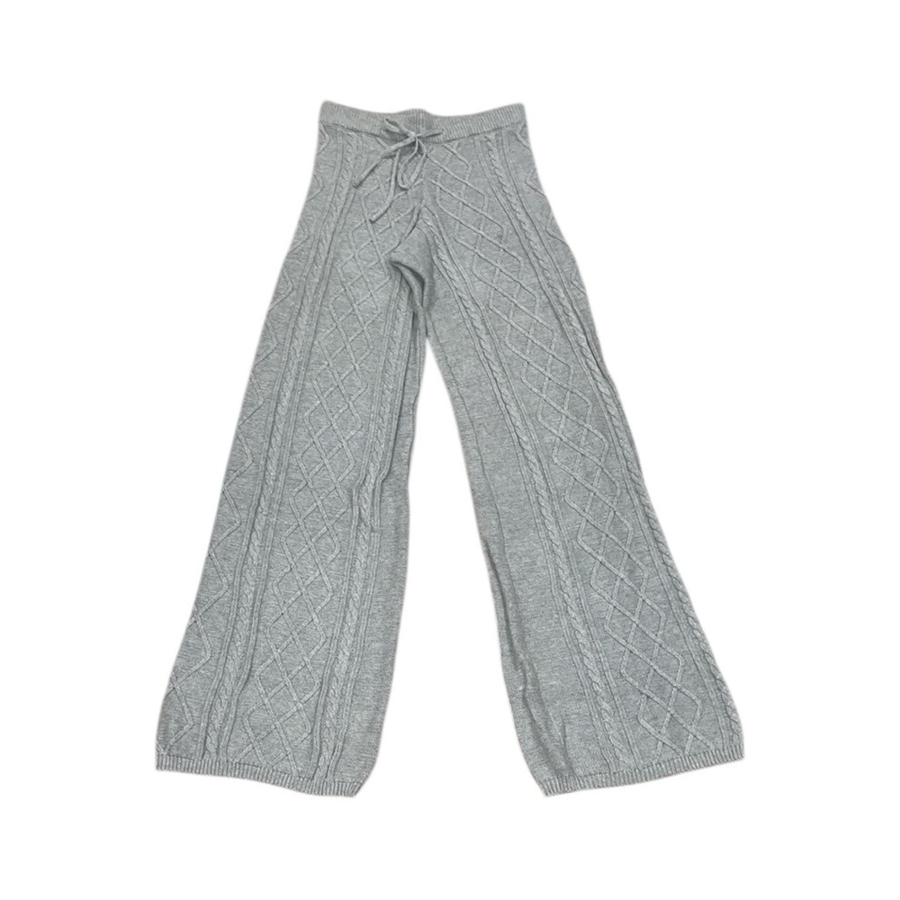 NWT edikted grey cable knit pants